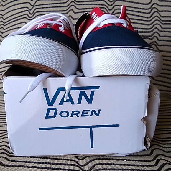 Vans era shoes 76' Navy / Red - Picture 6 of 9
